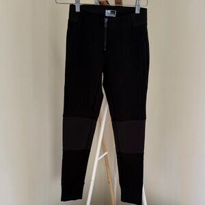 the base women Black Textured Leggings